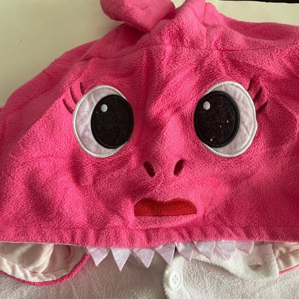 Pink Dragon Fleece Onesie Pajama